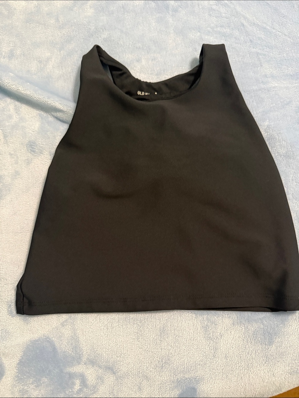 OLD NAVY Black Powersoft cropped tank